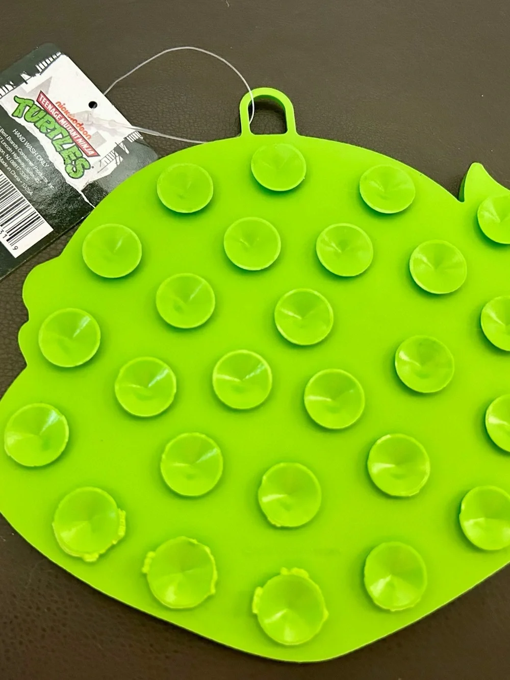 Nickelodeon Bright Green Turtle Silicone Pet Lick Mat